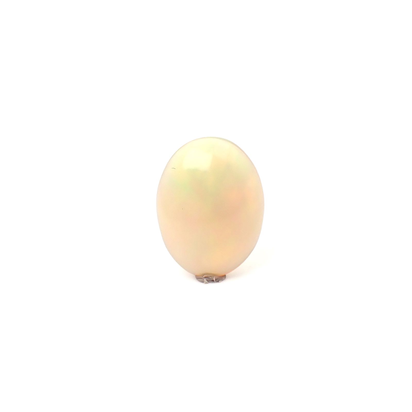 エチオピアオパール(宝石名オパール)エチオピア産 ソ付(彩珠) 4.369ct / 16.2x12.4mm前後 [260722911]