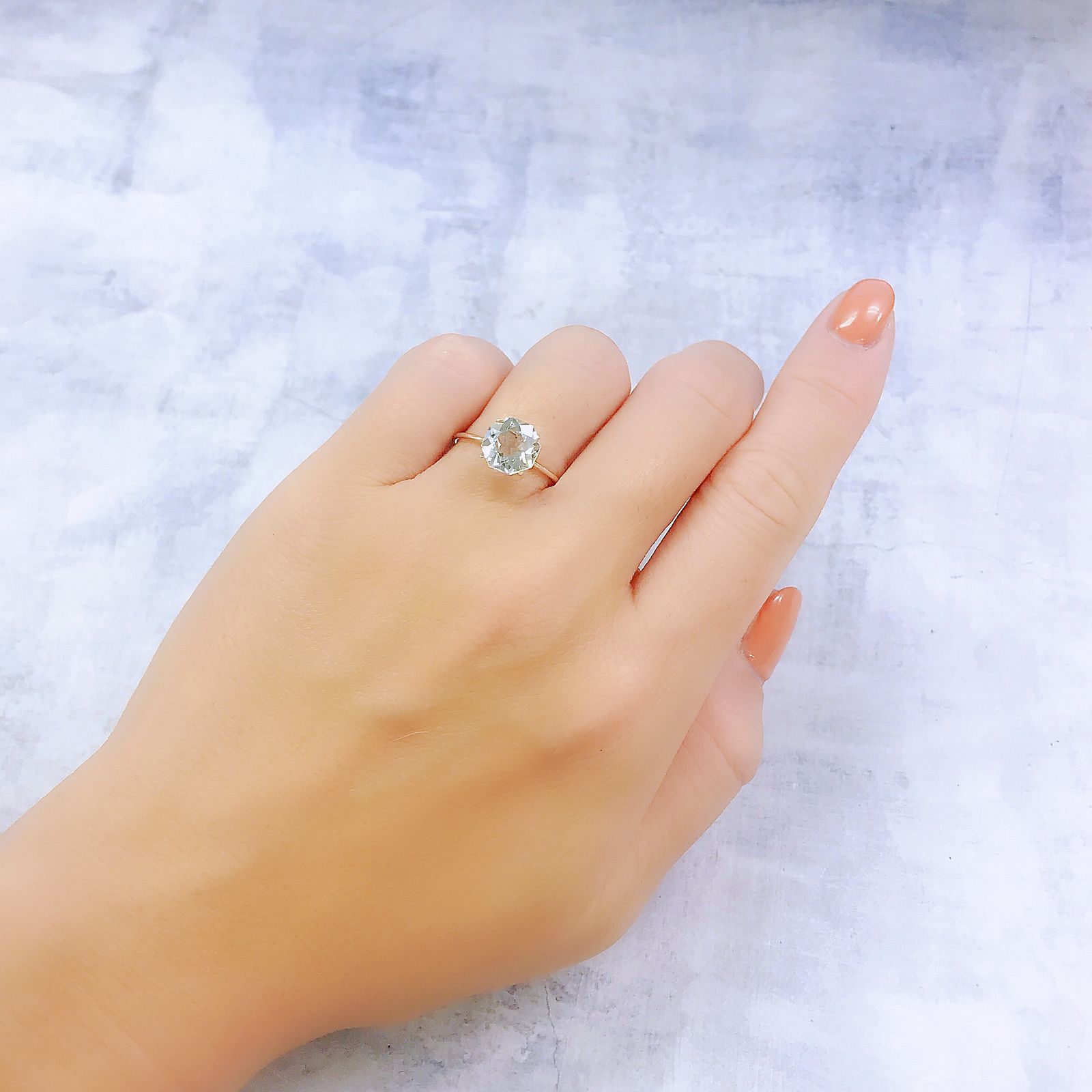 ◇オクタゴンカット◇ホワイトトパーズ ブラジル産 2.54ct[221018499]8.1x8mm前後