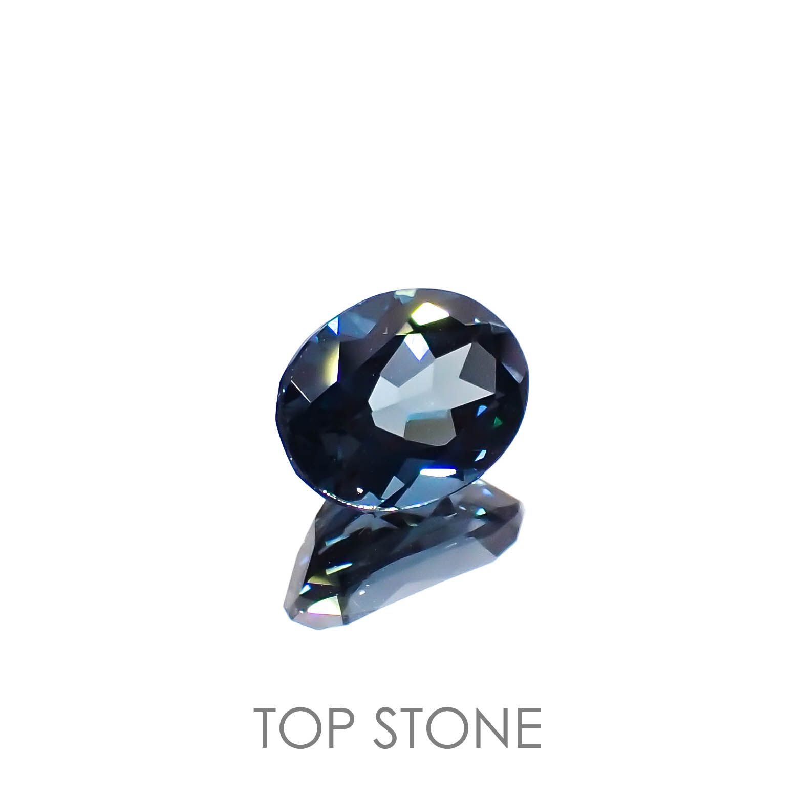 ロンドンブルートパーズ ブラジル産 1.53ct[221219299]8.1x6.1mm前後