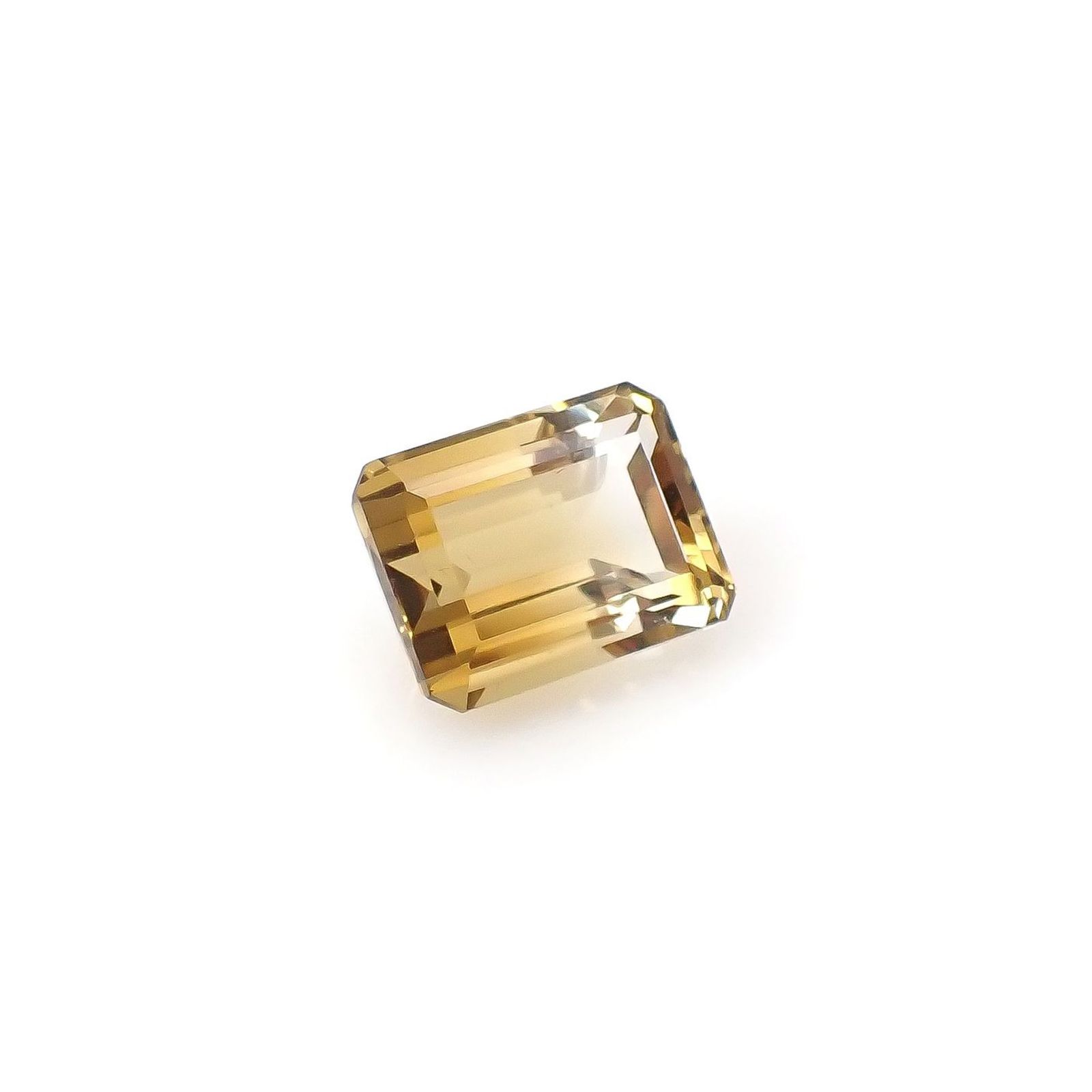 バイカラーシトリン ブラジル・ミナスジェライス州産 8.53ct / 13.1x10mm前後 [251026465]