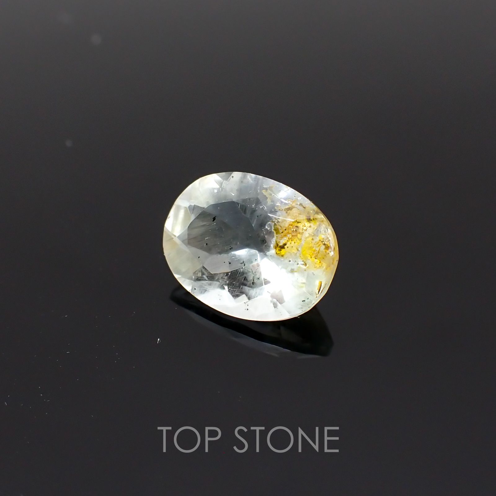 オーロラアクアマリン ブラジル産 ルース 2.19ct[210310190]9.9×7.5mm前後