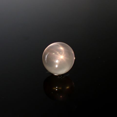 スターローズクォーツ(宝石名スター・ローズ・クォーツ)マダガスカル産 3.99ct 識別済[250330022]10x9.8mm前後
