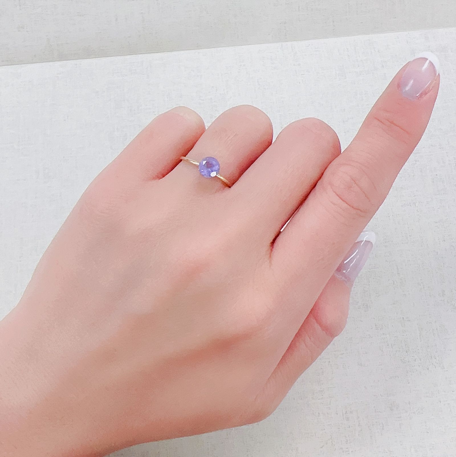 ハックマナイト アフガニスタン産 0.56ct[230421866]5.7x5.7mm前後