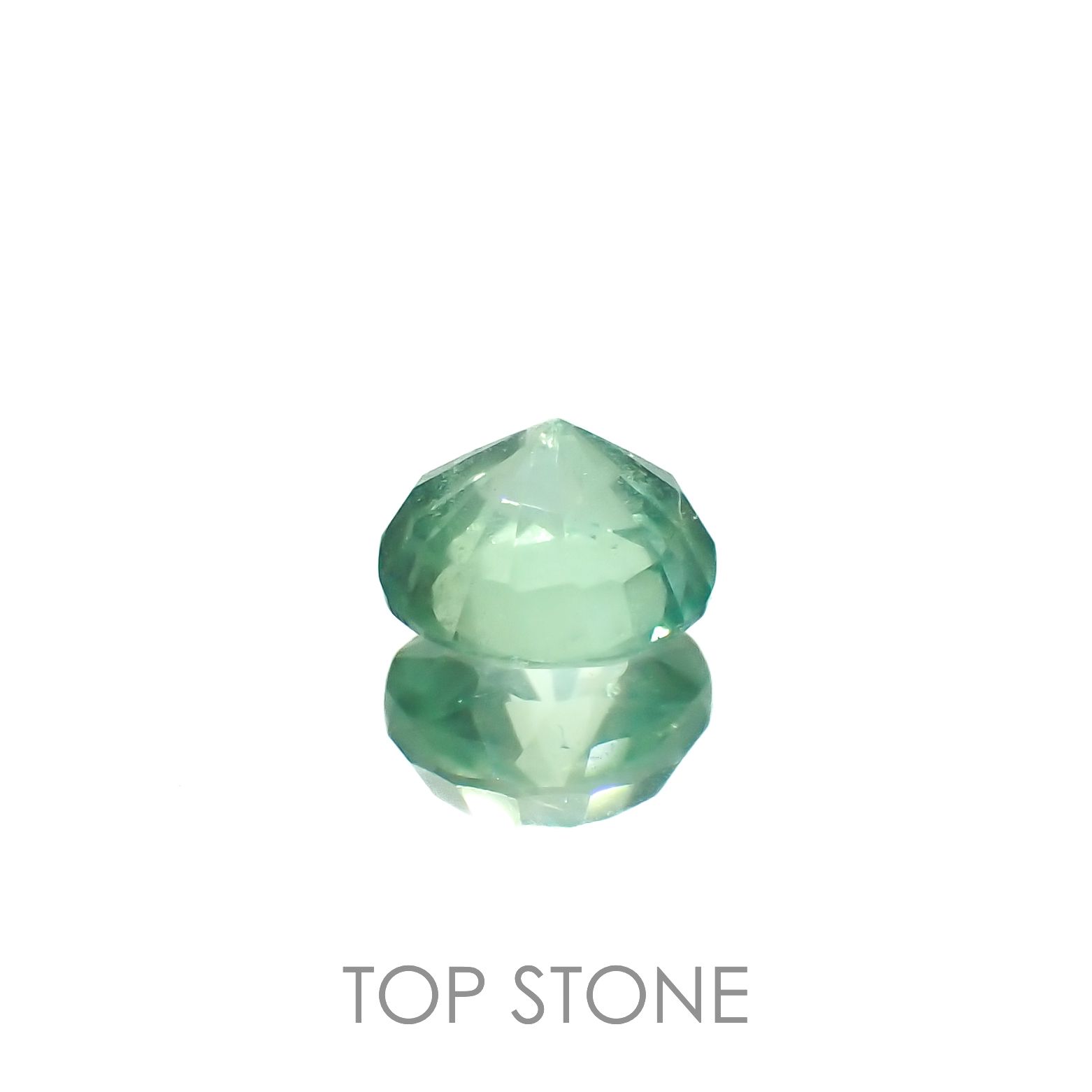 グリーンカイヤナイト タンザニア産 1.00ct[230220566]5.9x5.8mm前後