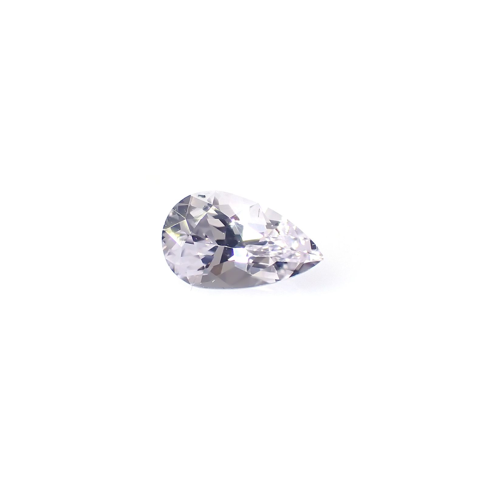 アイスラベンダーサファイア(宝石名サファイア)スリランカ/マダガスカル産 0.80ct 識別済[240226287]7.4x4.4mm前後