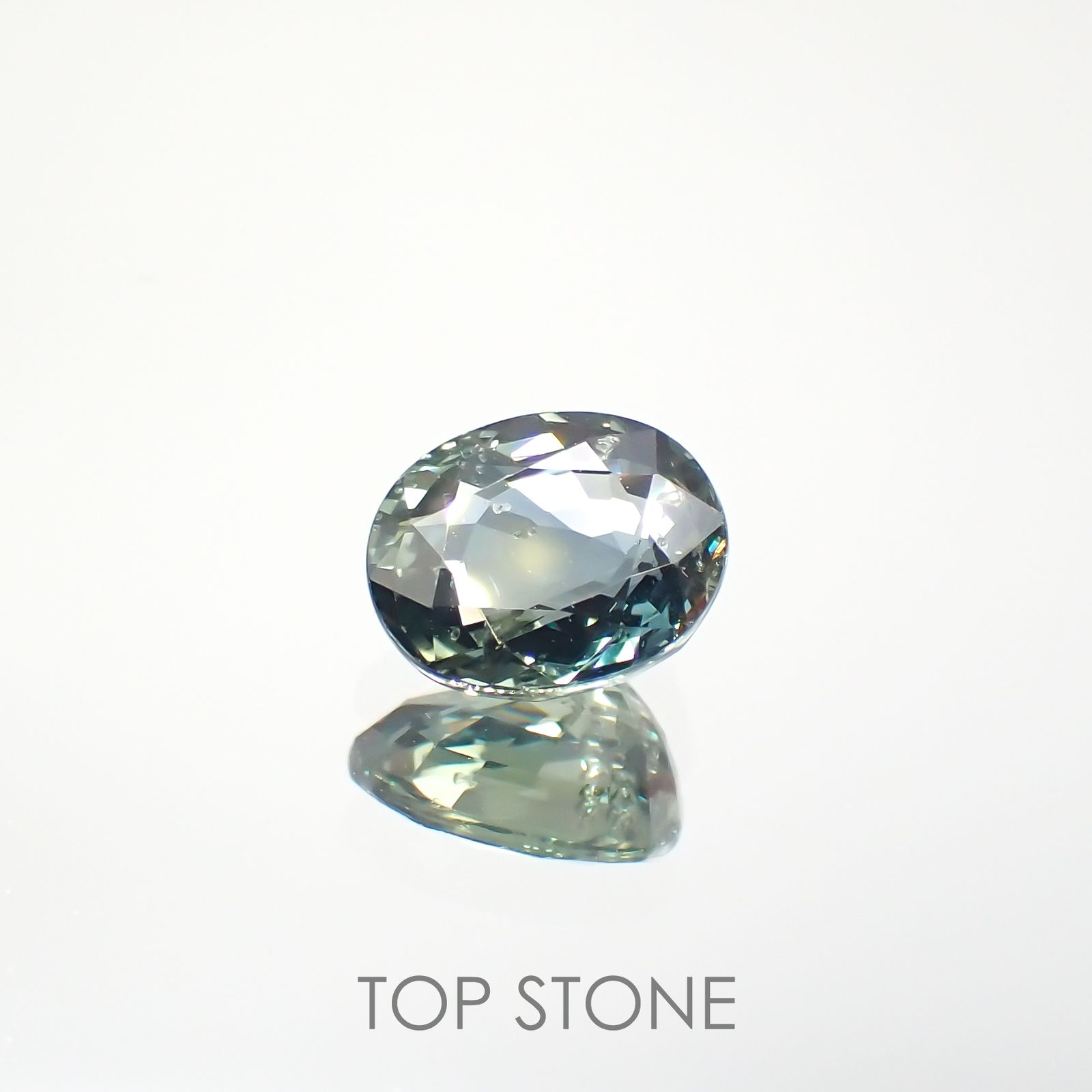 バイカラーサファイア(宝石名バイカラー・サファイア) マダガスカル/スリランカ産 1.32ct 識別済[210812474]7×5.8mm前後