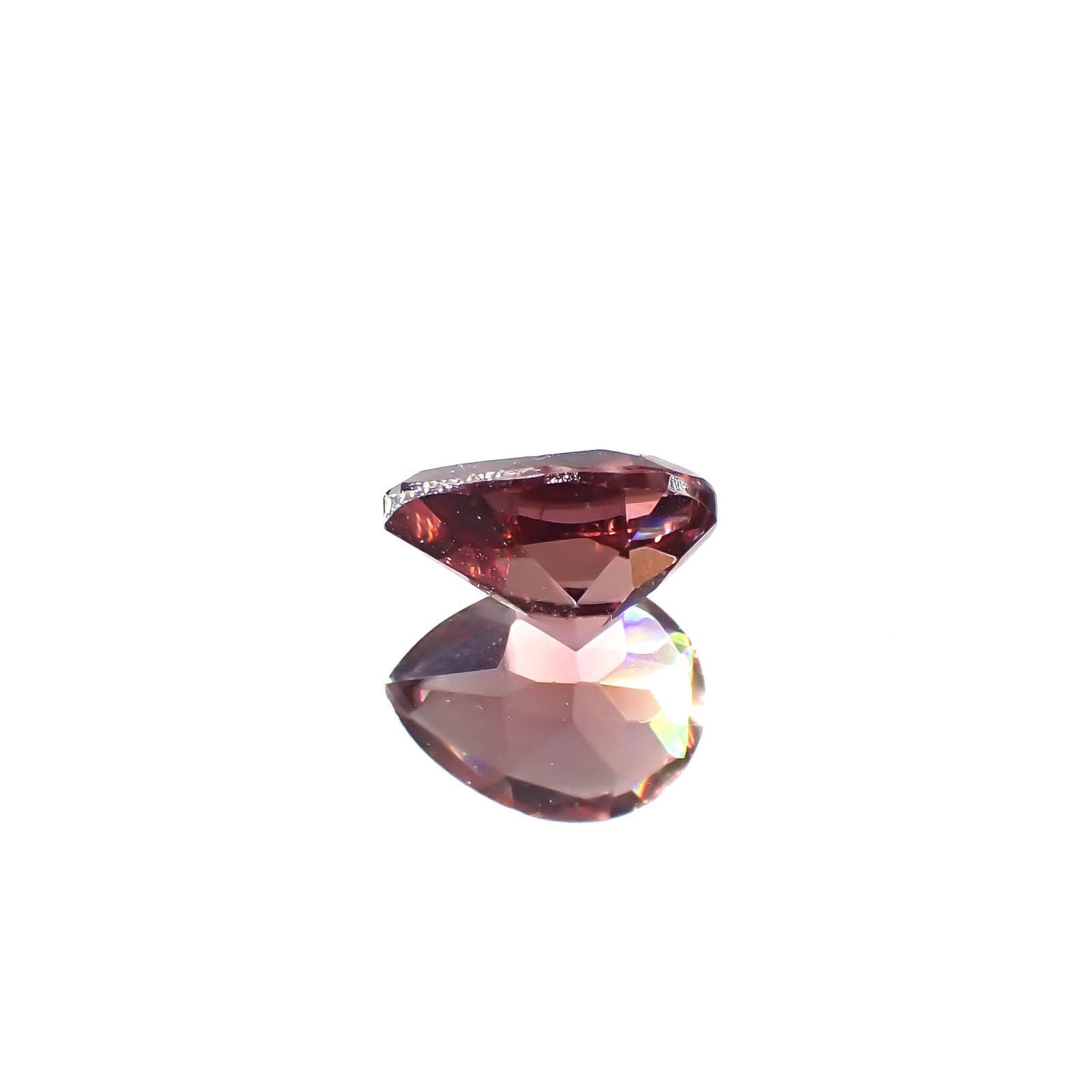 ピンクジルコン(宝石名ジルコン)スリランカ/カンボジア産 1.69ct 識別済[230320993]7.8x5.9mm前後