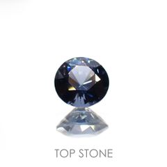 ブルーグレイッシュスピネル(宝石名スピネル) ビルマ産 0.78ct 識別済[210913456]5.7×5.7mm前後