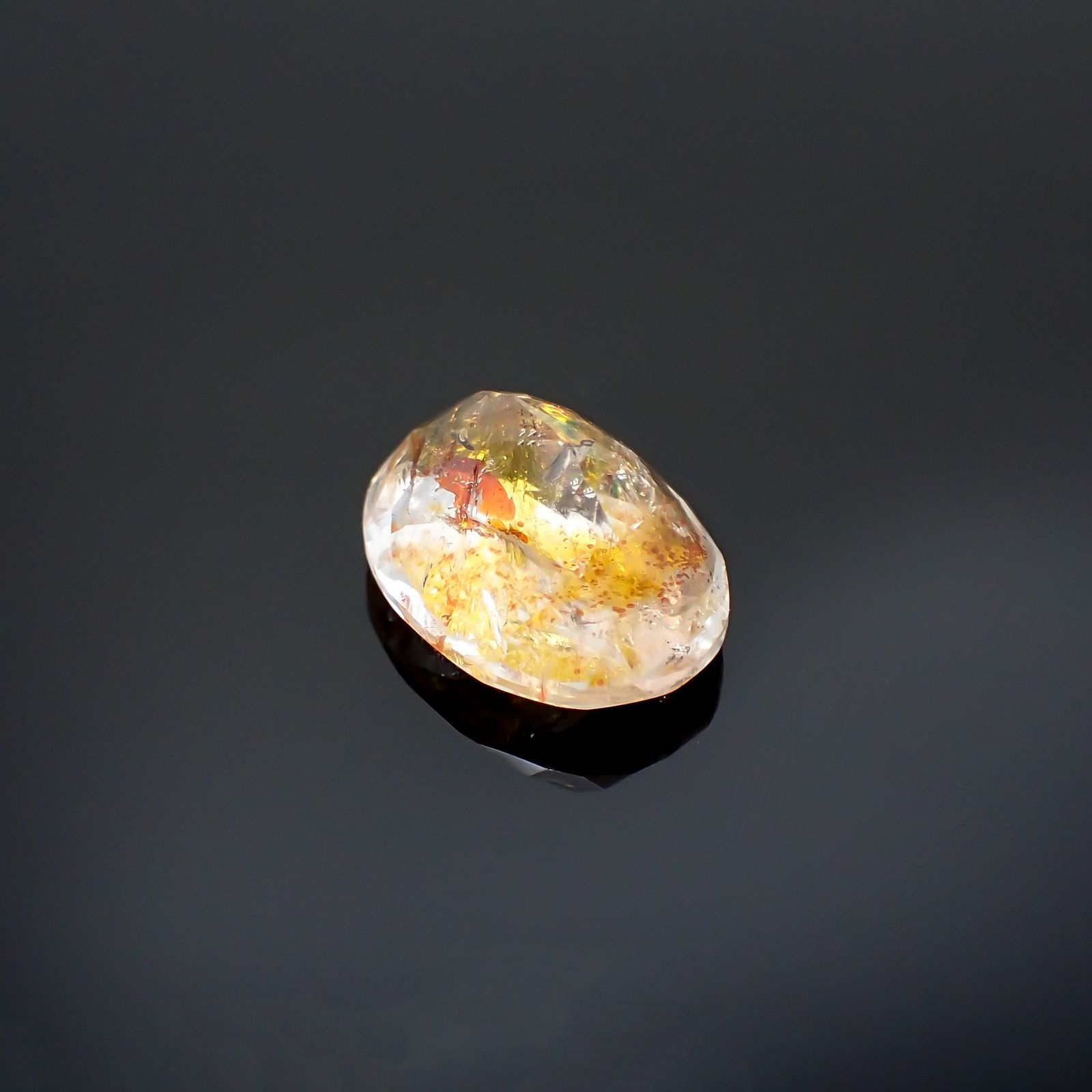 オーロラクォーツ ブラジル・ミナスジェライス産 7.12ct[220114358]15x11.1mm前後