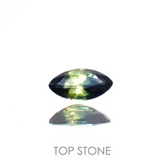 バイカラーサファイア(宝石名サファイア)マダガスカル/オーストラリア産 0.28ct 識別済[220114852]5.8x3mm前後