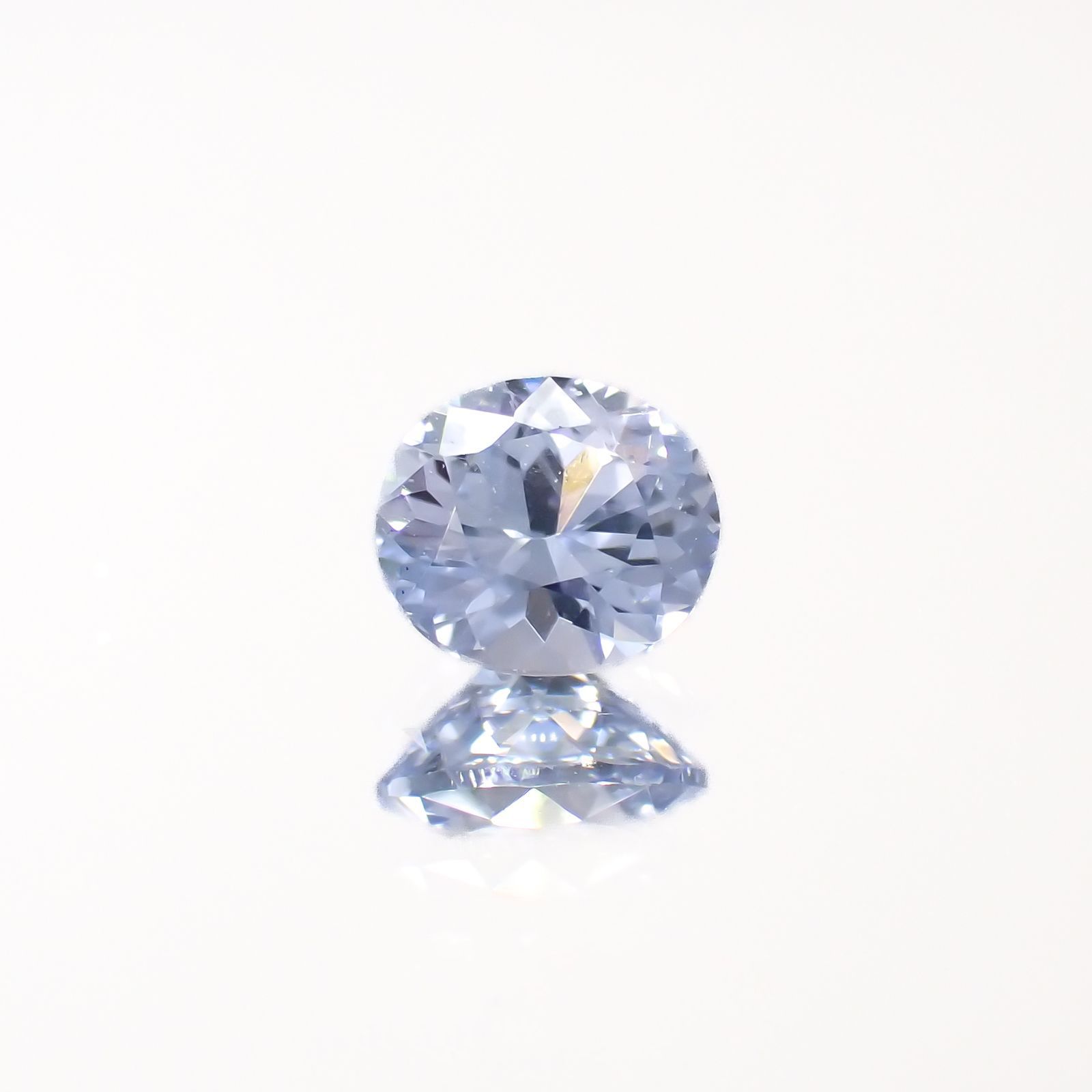 アイスブルーサファイア(宝石名サファイア)スリランカ/マダガスカル産 0.27ct 識別済[220918072]4x3.6mm前後