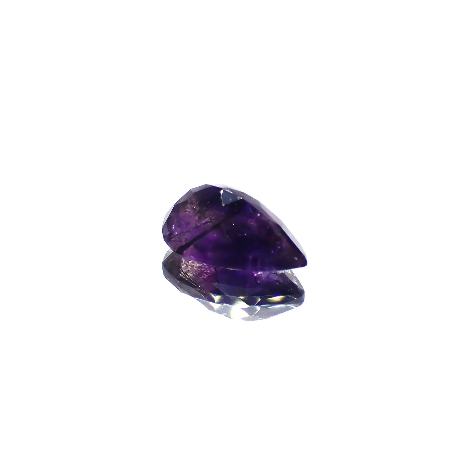 アメジストエレスチャル ナイジェリア産 4.86ct[240928873]14.1x9.8mm前後