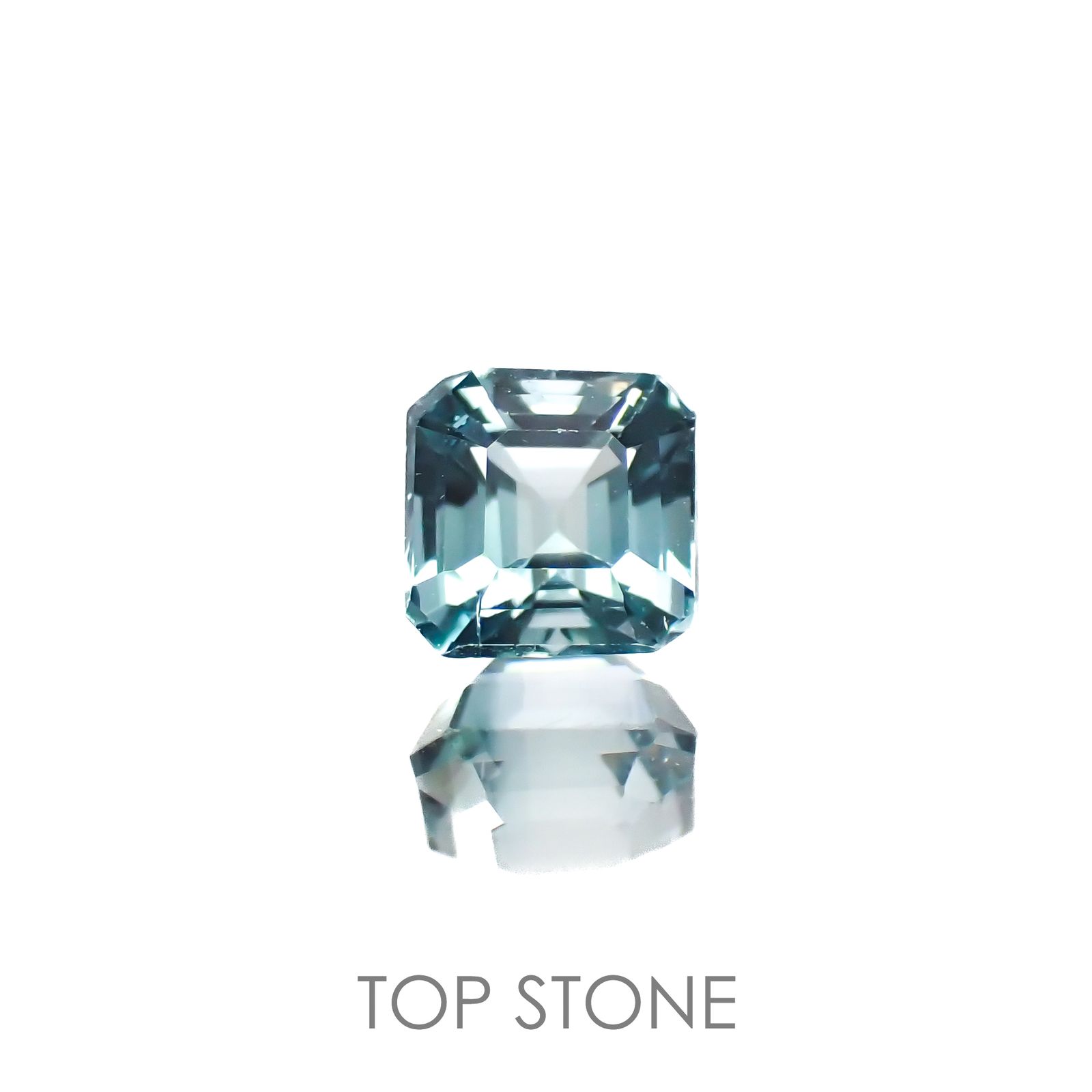 ブルートルマリン(宝石名トルマリン)アフガニスタン産 0.55ct 識別済[221018388]4.4x4.4mm前後