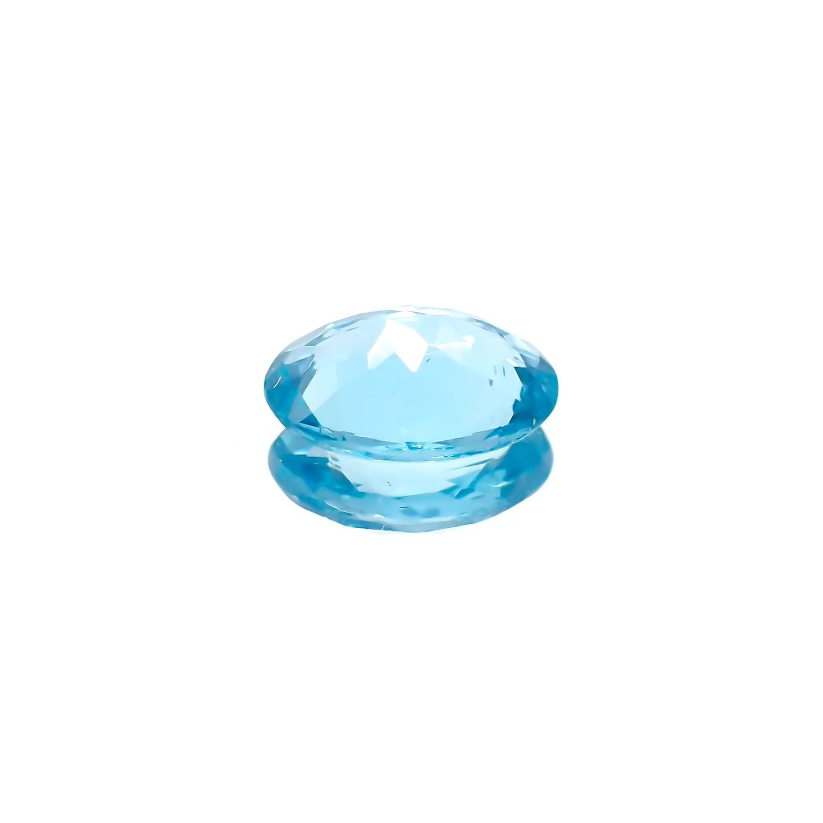 アパタイト(宝石名アパタイト)ブラジル産 識別済 1.03ct / 8.1x6.2mm前後 [251023190]