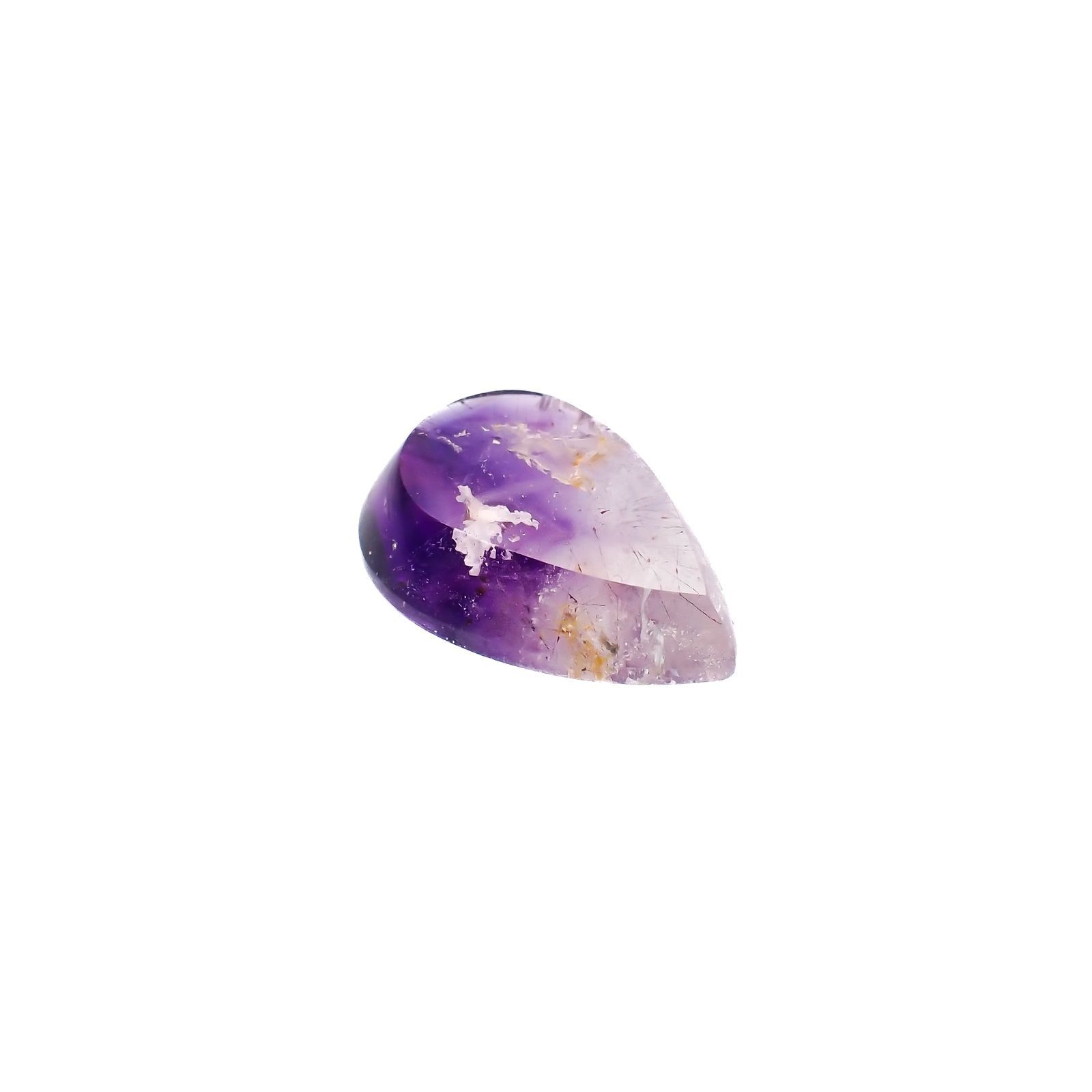 アメジストエレスチャル ブラジル産 17.67ct[220917975]22.4x15.8mm前後