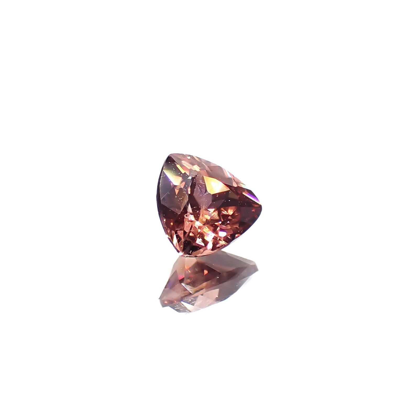ピンクジルコン スリランカ/カンボジア産 0.63ct [240627916]4.8x4.8mm前後
