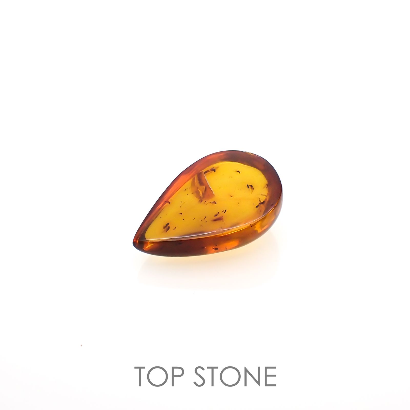 虫入り琥珀 コロンビア産 10.76ct[221018549]26.3x17.6mm前後