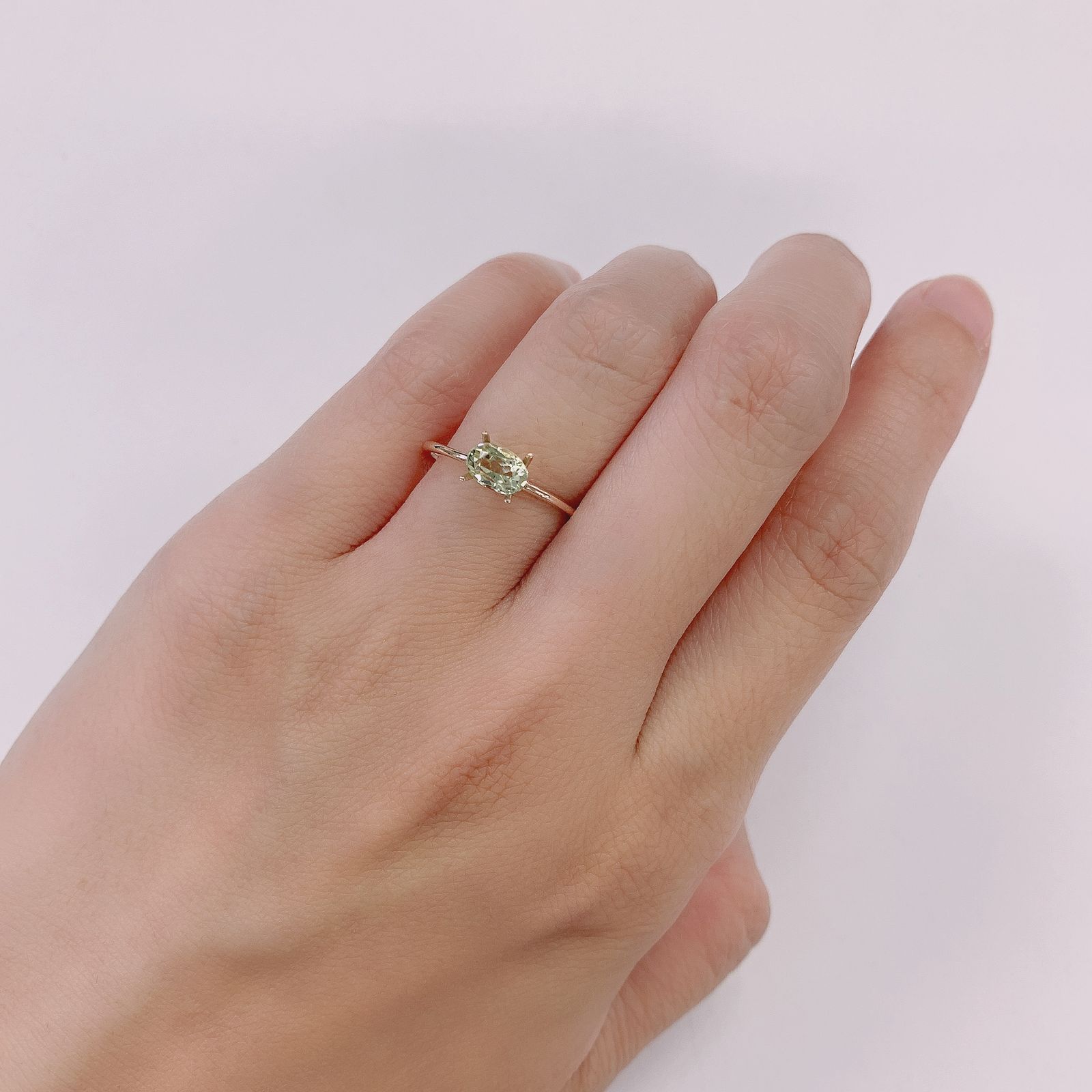 シリマナイト インド産 ルース 0.59ct[210810691]6.1×4mm前後