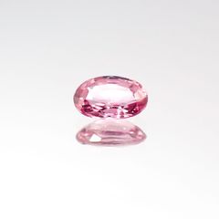 パパラチャサファイア スリランカ産 ルース 0.315ct ソーティング付き[20106141]5.1×3.2mm前後