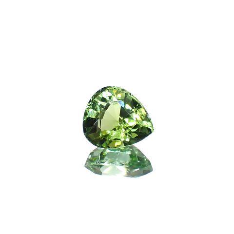 グリーントルマリン アフガニスタン産 1.30ct[240527796]7.4x6.4mm前後