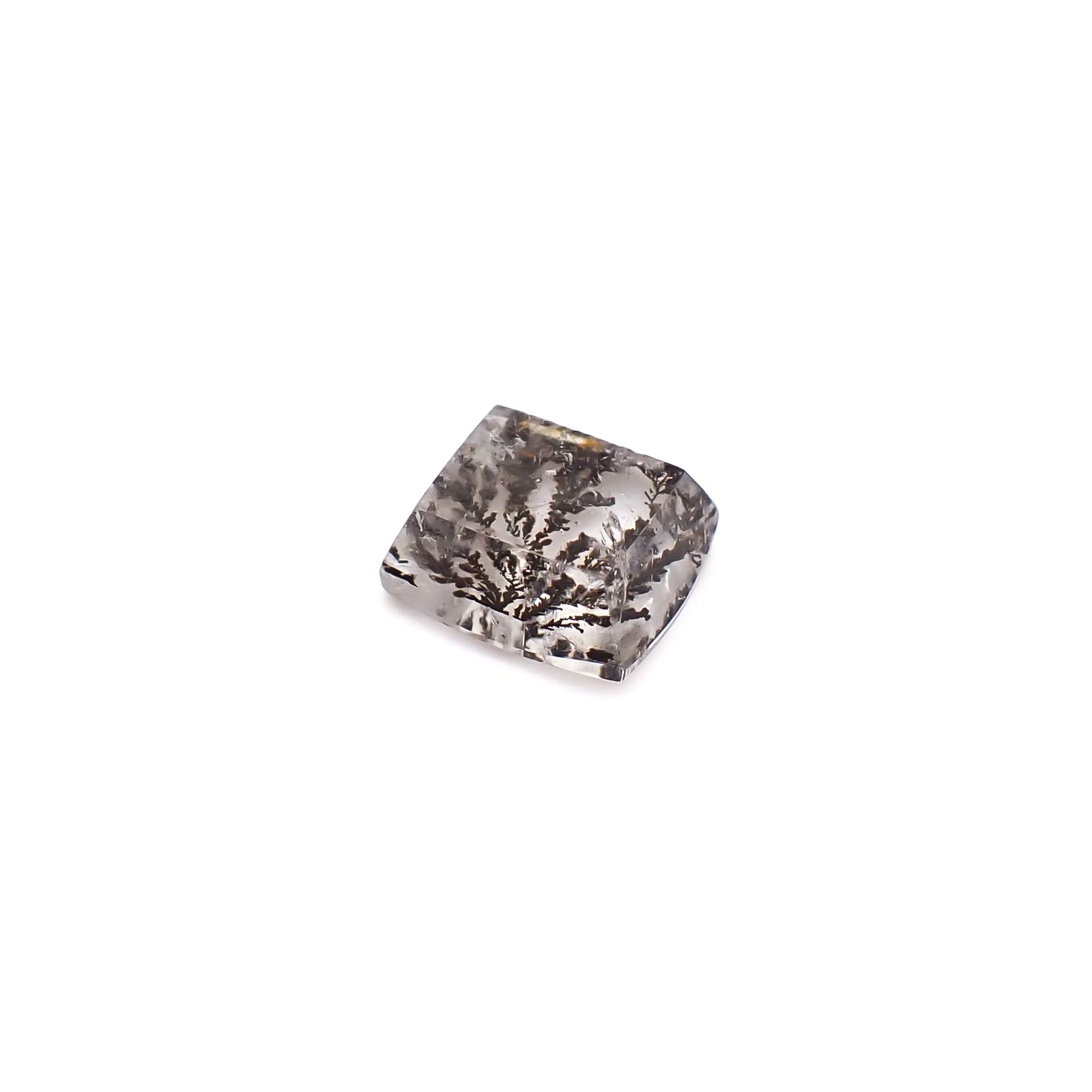 デンドリチッククォーツ ブラジル産 2.33ct / 8.9x7.5mm前後 [260832747]
