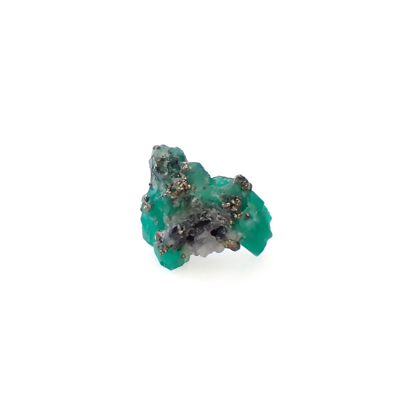 エメラルド原石 コロンビア産 2.10ct [250430179]9.1x10.1mm前後