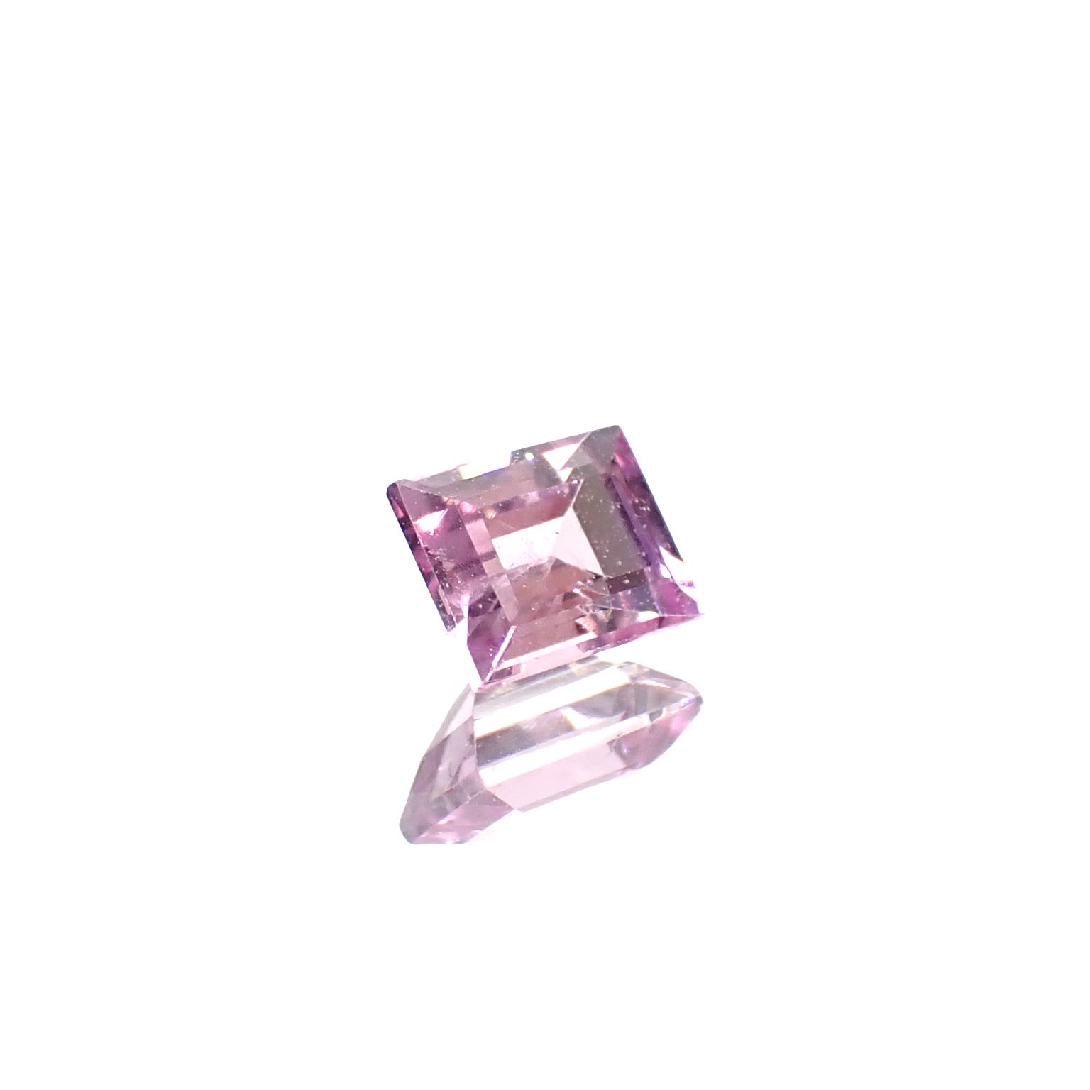 ピンクゾイサイト(宝石名ピンク・ゾイサイト)タンザニア産 ソ付(日独) 0.263ct / 3.88x3.25mm前後 [251231472]