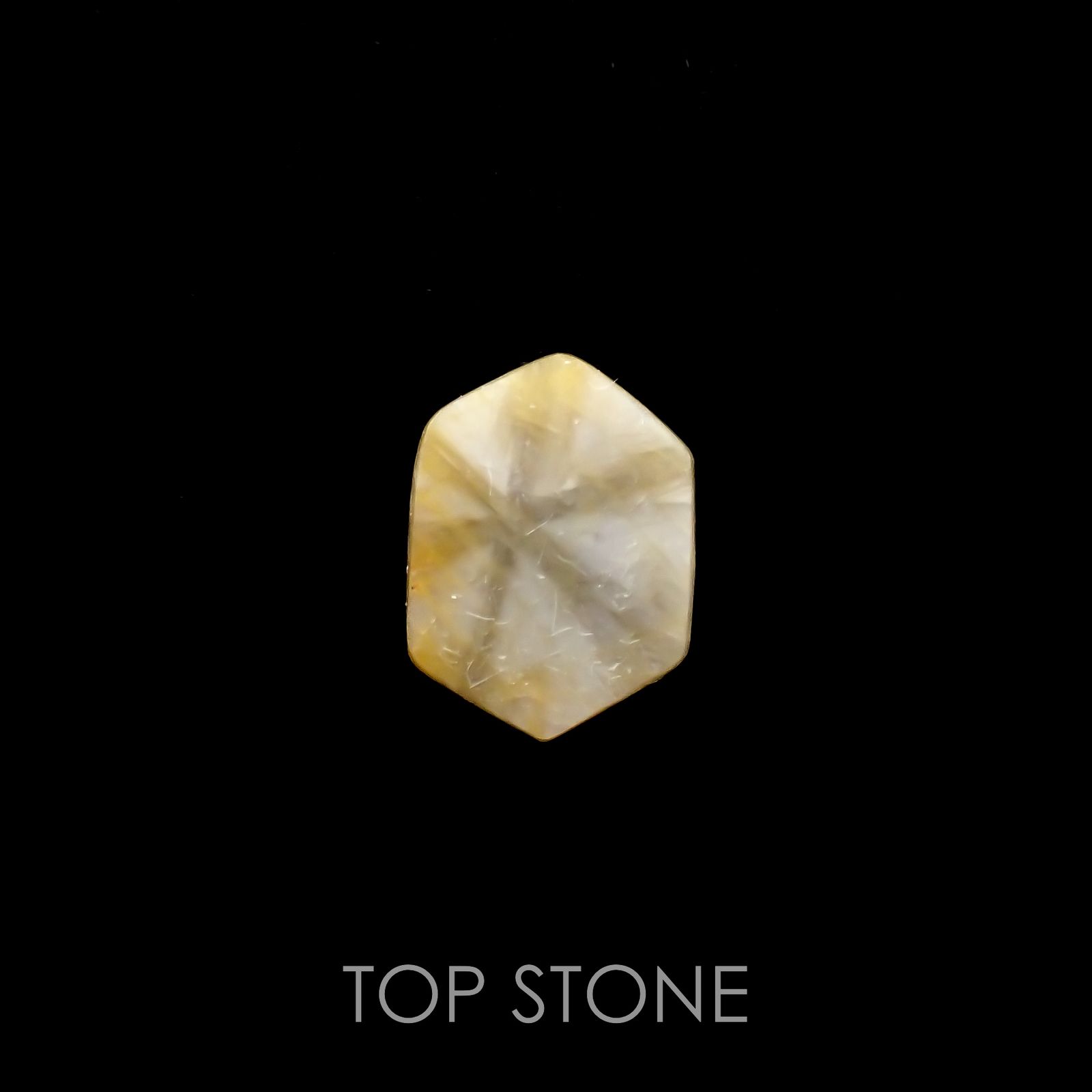 トラピッチェサファイア 原石スライス磨き(宝石名トラピッチェ・サファイア)ミャンマー産 1.59ct 識別済[221119100]7.7x6.4mm前後