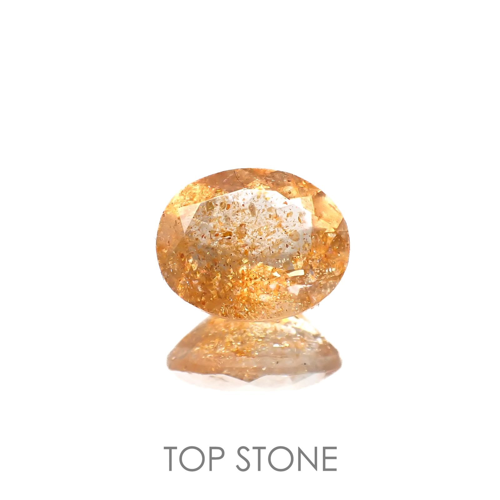 イリュージョンサンストーン インド産 2.45ct[220917578]9.9x8mm前後