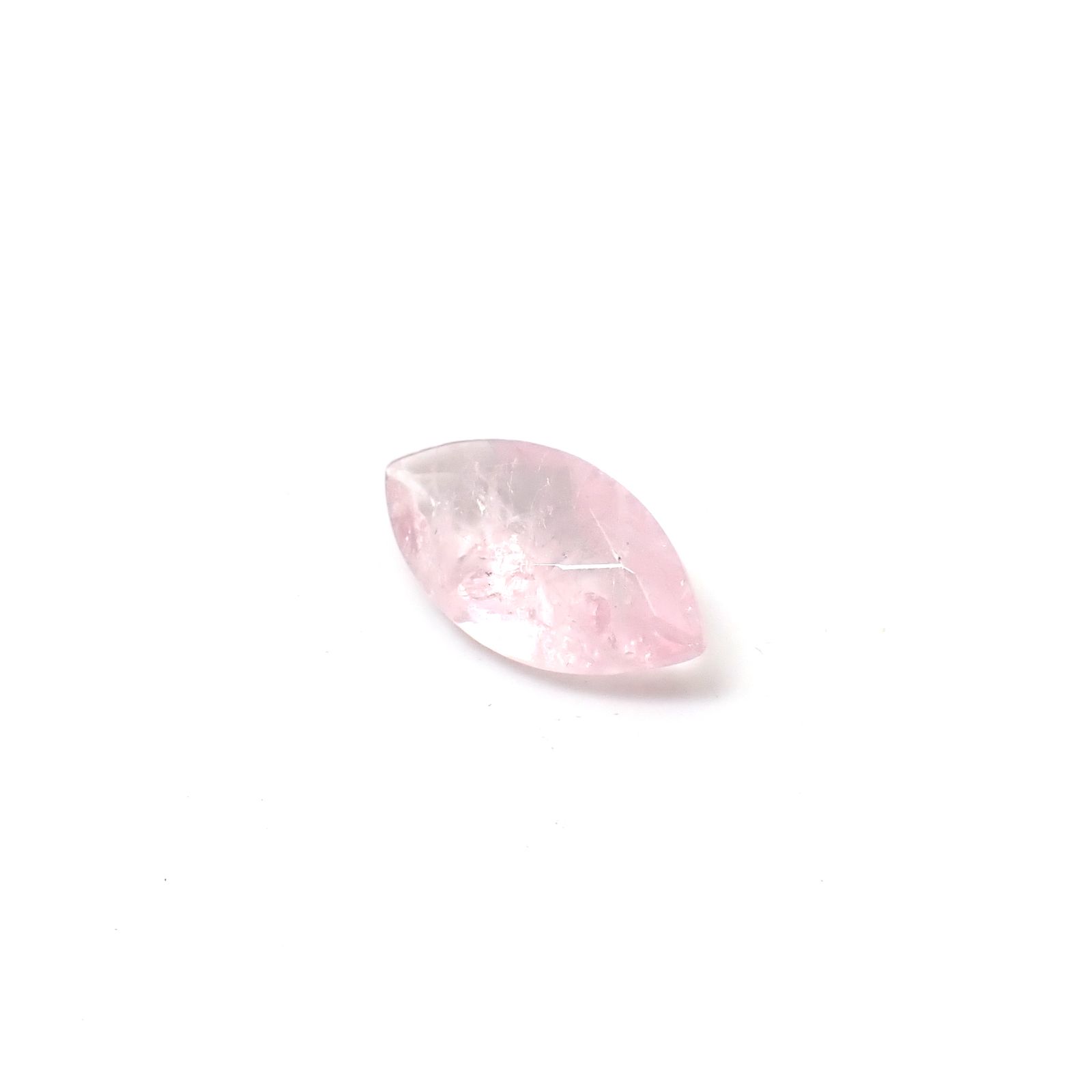 ◇チェッカーカット◇モルガナイト ブラジル産 2.44ct [250730875]14.9x7.4mm前後