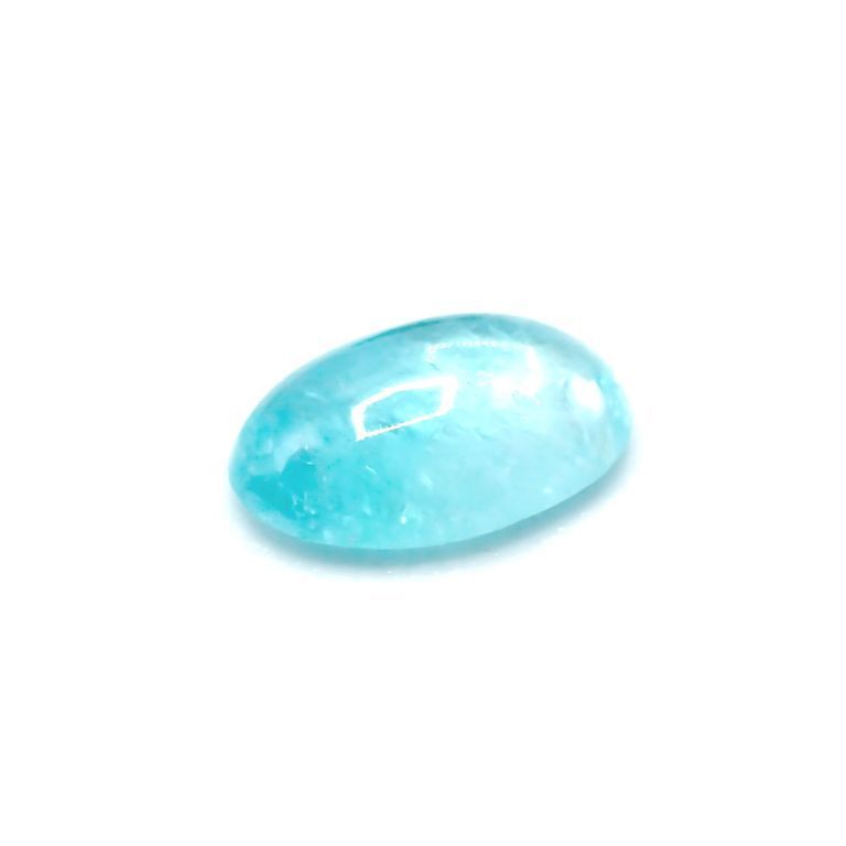 パライバトルマリン(宝石名トルマリン/別名パライバ・トルマリン)ブラジル・キントス鉱山産 0.363ct ソ付(宝貴協)[231224363]5.9x4.1mm前後
