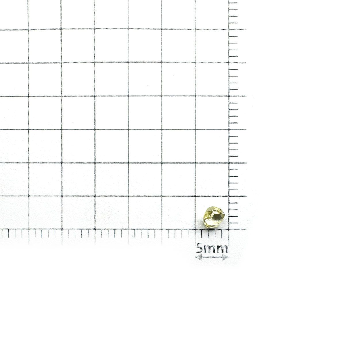 ソーヤブルダイヤモンド 原石 0.22ct[240326746]3.2x3.1mm前後
