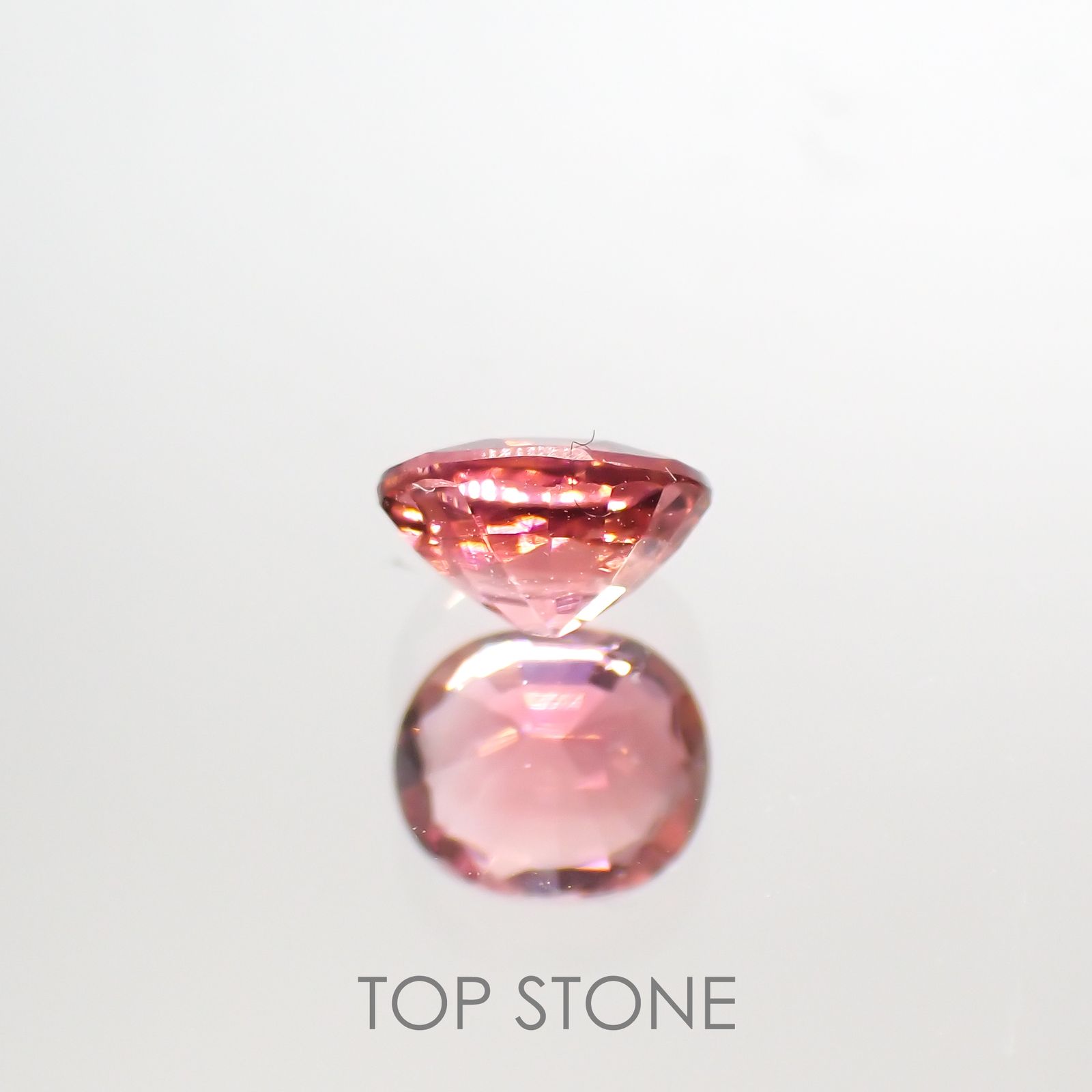 ローズピンクトルマリン(宝石名ピンク・トルマリン)ブラジル/アフリカ産 0.46ct 識別済[220114853]5.3x4.5mm前後