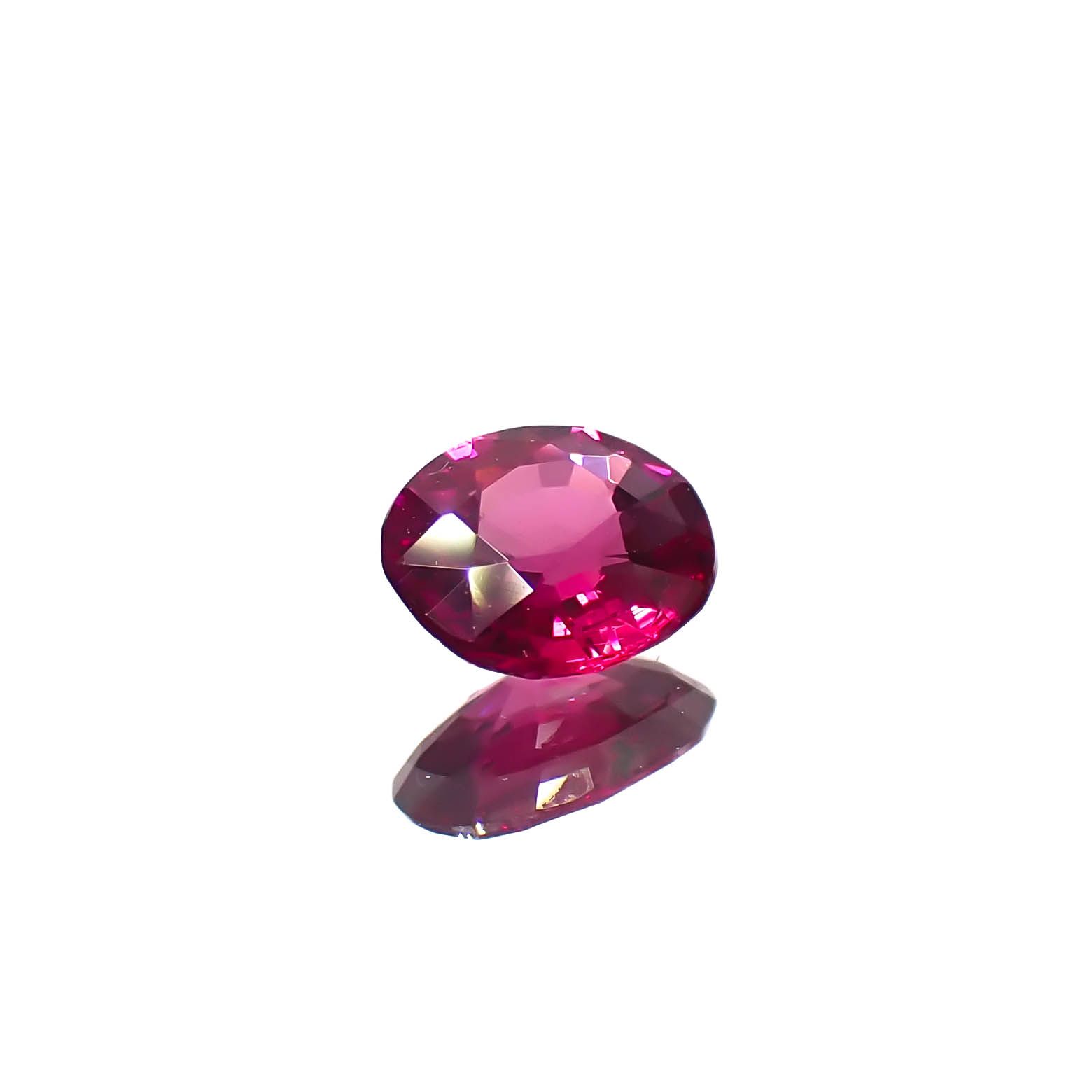 ルビー 非加熱 ビルマ産 0.35ct[240628060]4.8x3.9mm前後
