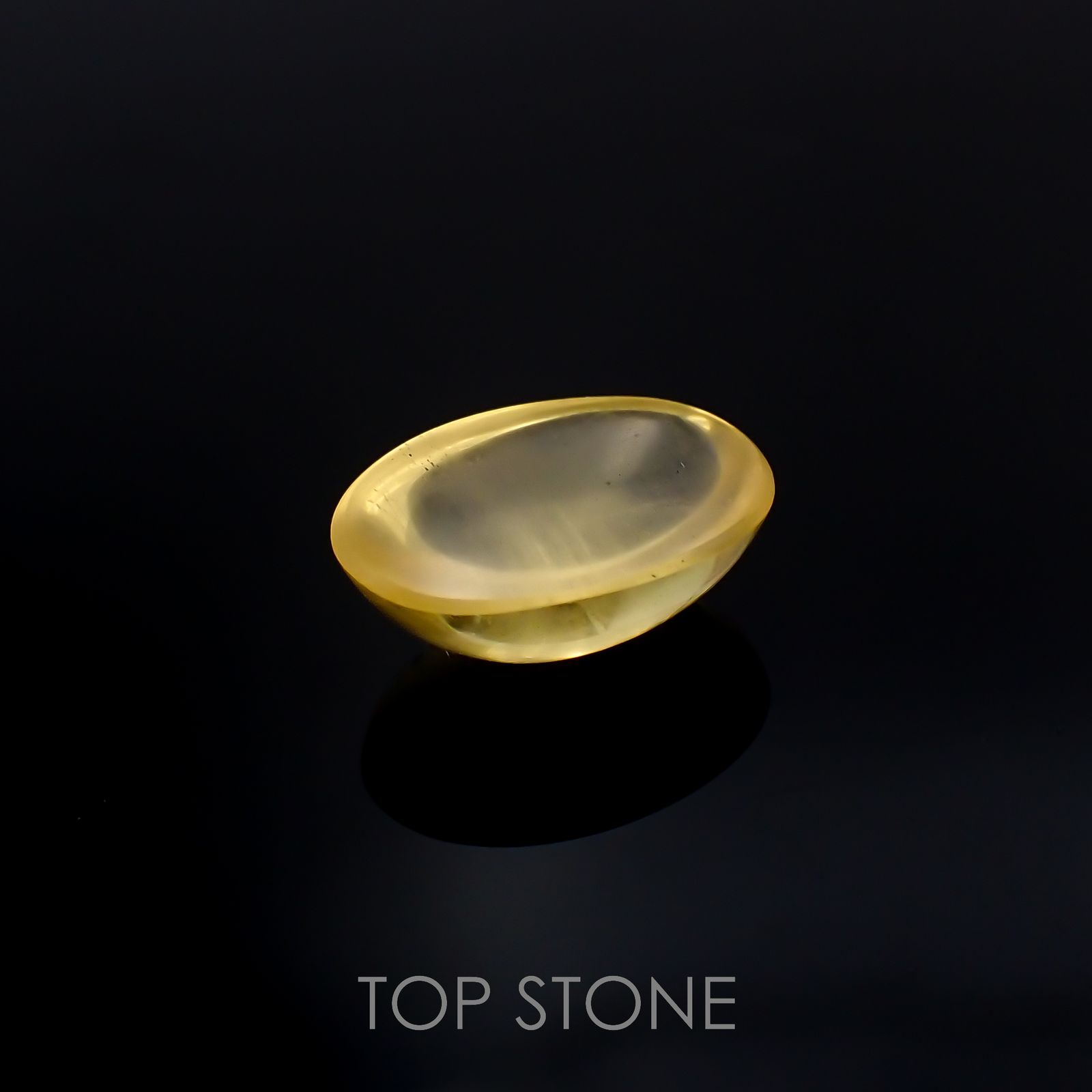 イエローベリルキャッツアイ(宝石名イエロー・ベリル キャッツアイ)ブラジル産 2.99ct 識別済[220917885]11.4x7.9mm前後