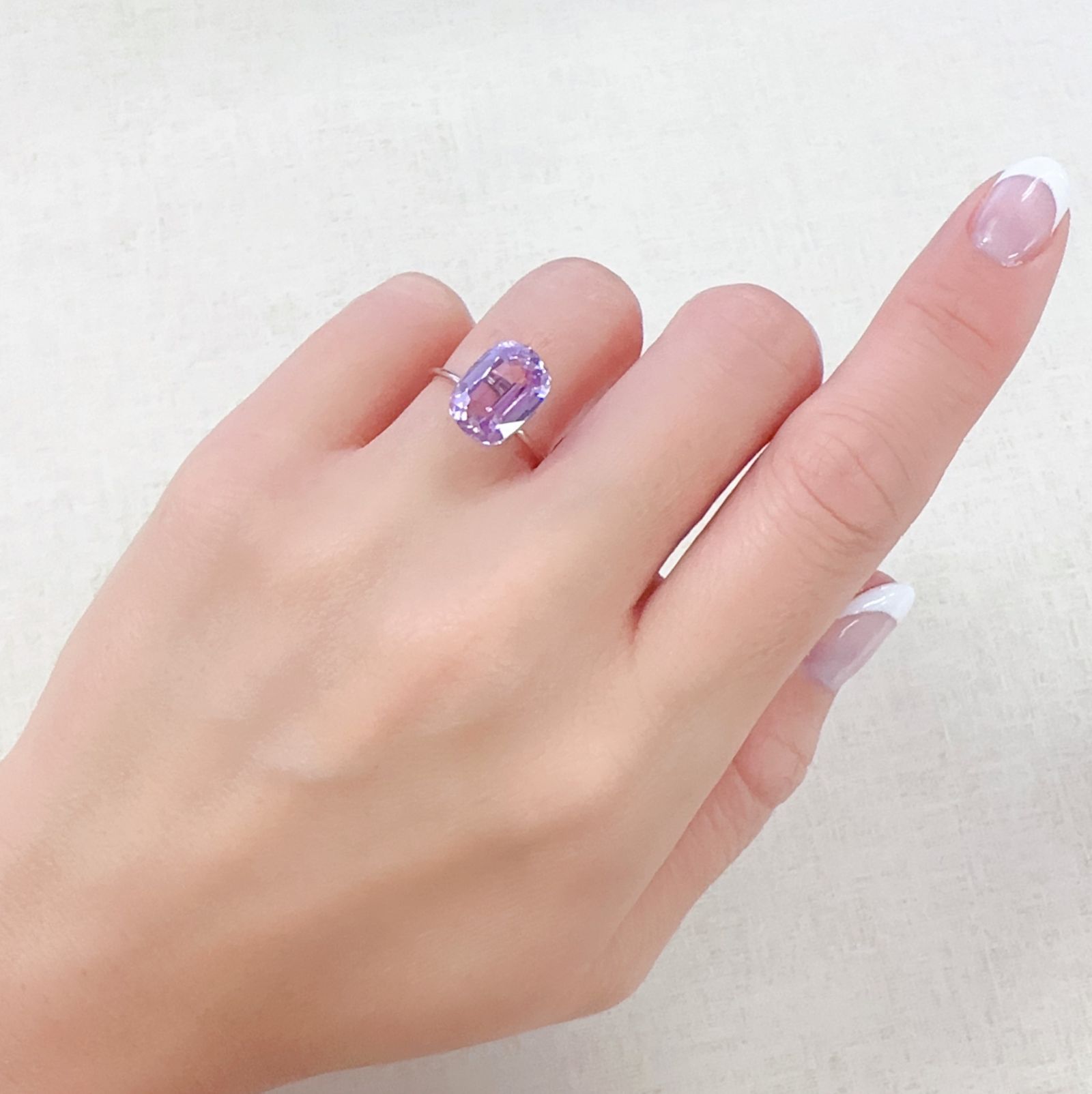 クンツァイト アフガニスタン産 5.17ct[230722928]11.4x8.4mm前後