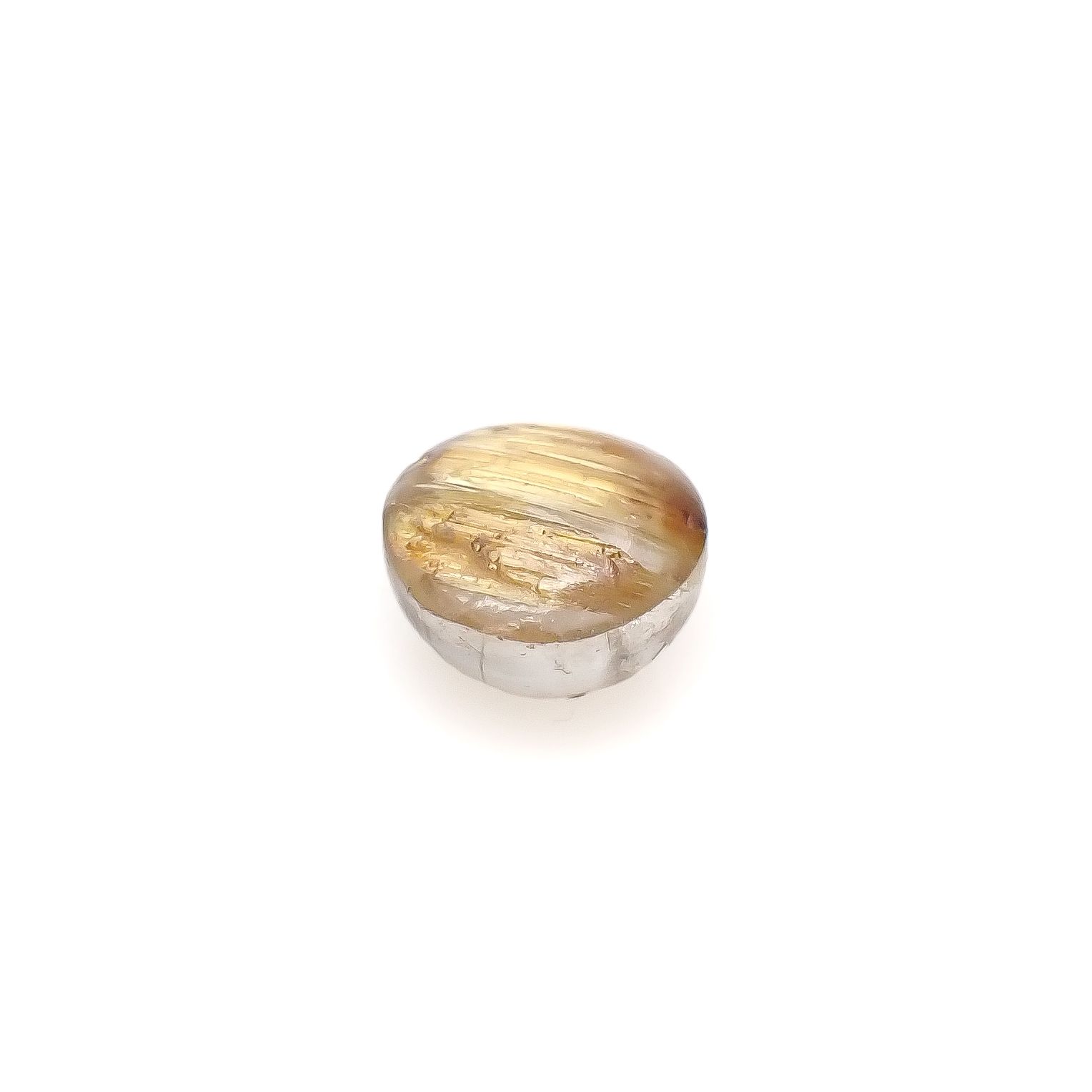ルチルクオーツ キャッツアイ ブラジル産 1.84ct[240427333]7.1x7.1mm前後