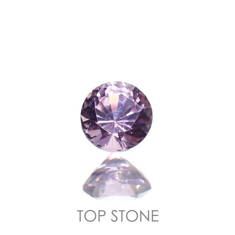 ラベンダーピンクスピネル(宝石名スピネル)ビルマ/マダガスカル産 0.33ct 識別済[220114551]4x4mm前後