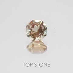 ◇オクタゴンカット◇オレゴンサンストーンSA  アメリカ産 ルース 0.31ct[210210042]4×4mm前後