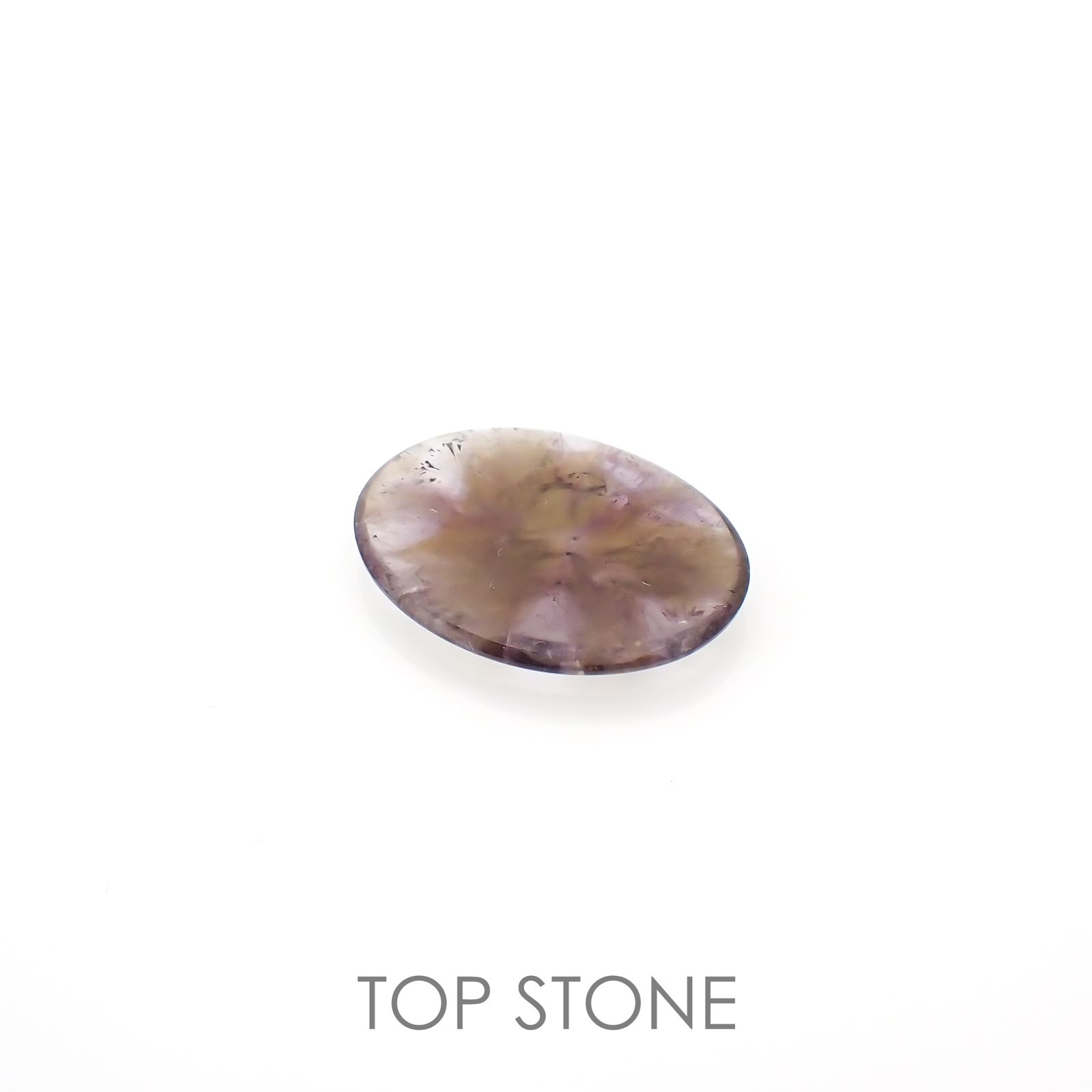 トラピッチェアメトリン 偏光板2枚付き  ブラジル・ミナスジェライス州産 13.16ct[220918105]25.9x20.7mm前後