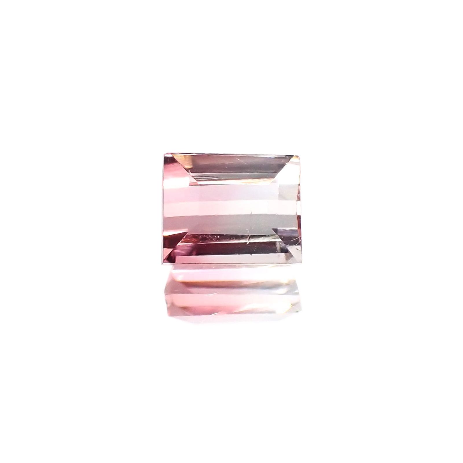 バイカラートルマリン(宝石名バイカラー・トルマリン)ブラジル産 0.86ct 識別済[230622374]5.9x4.6mm前後