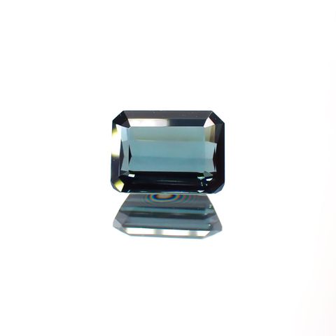 ブルートルマリン(宝石名ブルー・トルマリン) ナイジェリア/ブラジル産 1.320ct ソ付(彩珠)[211013592]7.4×5.5mm前後