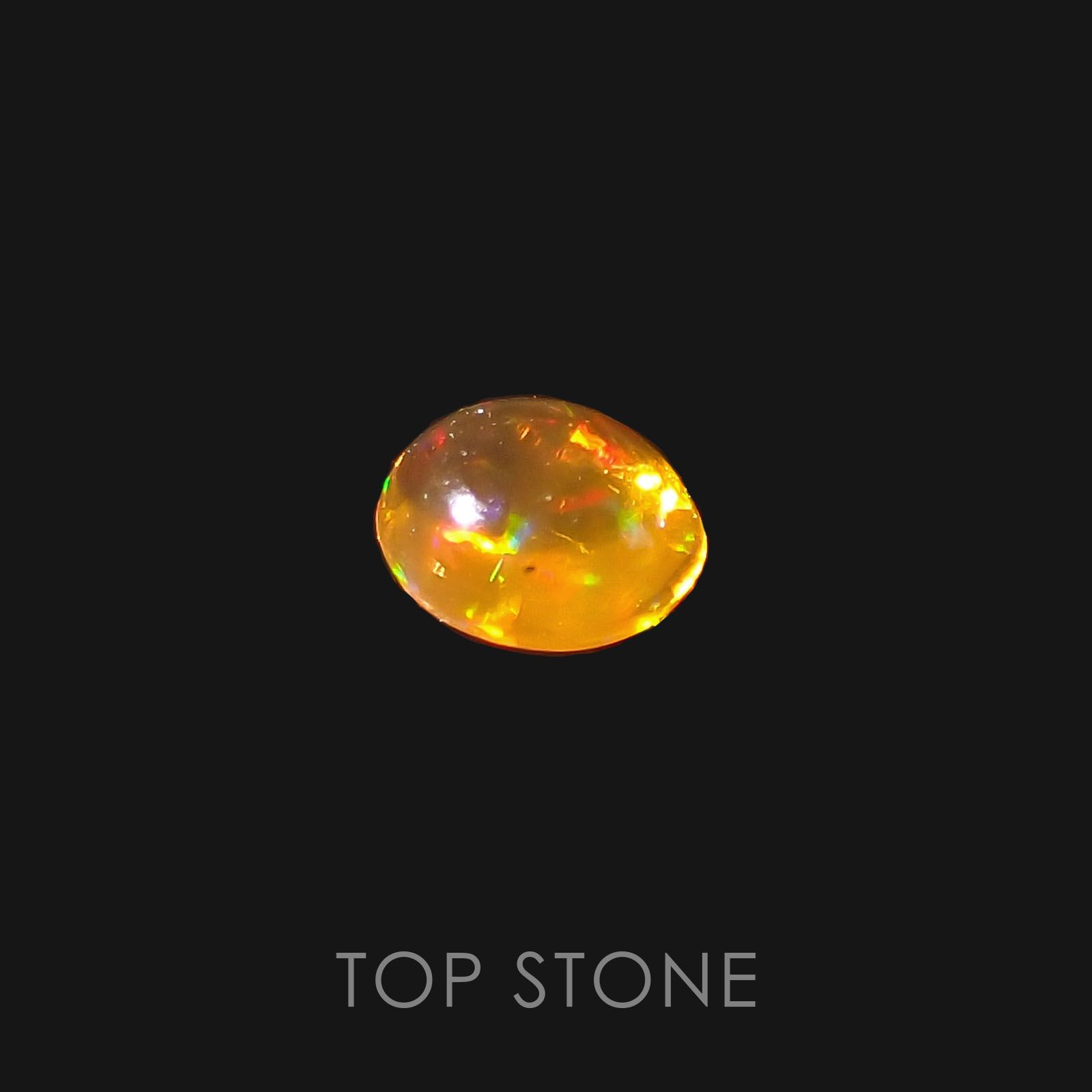 ファイヤーオパール メキシコ産 ルース 0.18ct[20095112]4.3×3.8mm前後