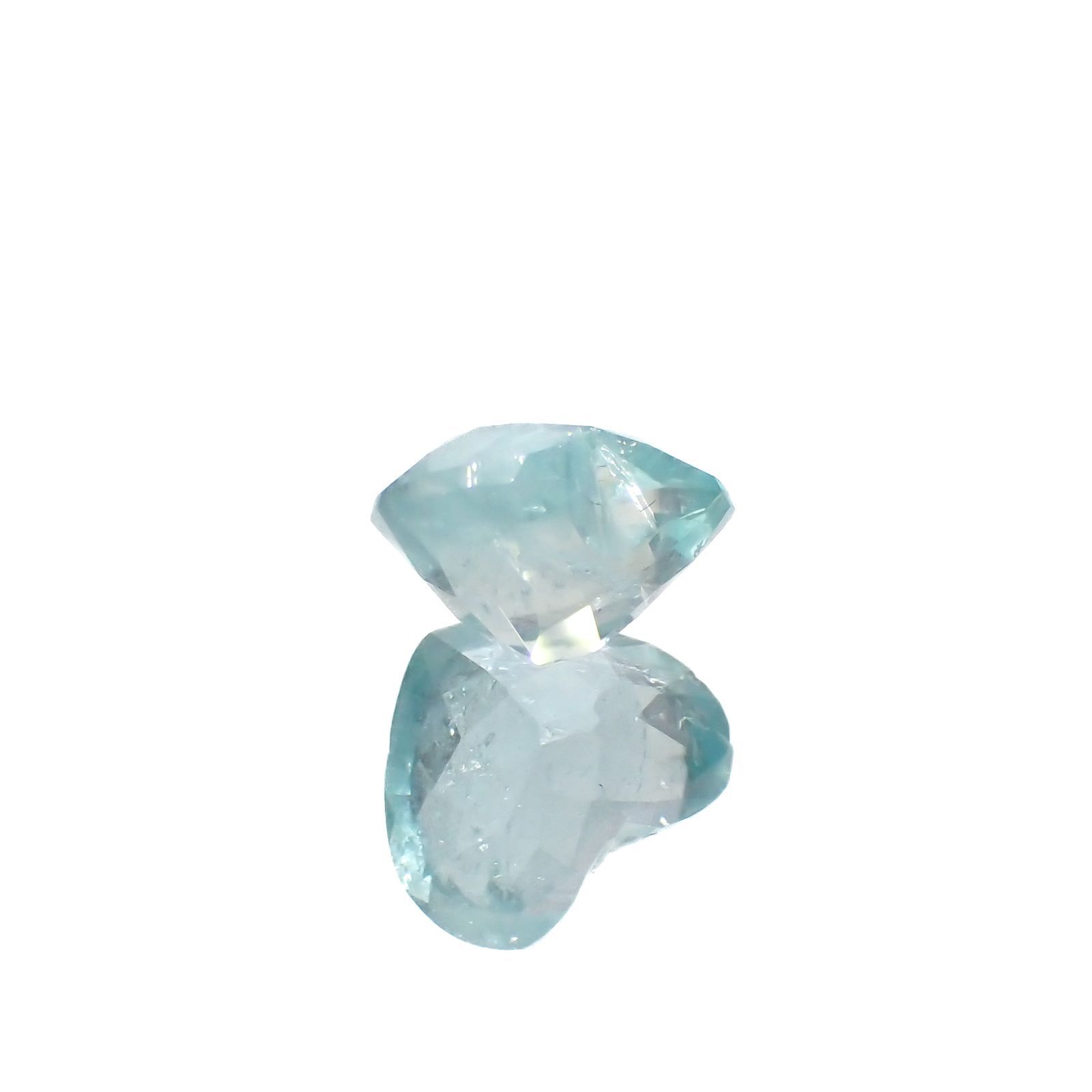ユークレース(宝石名ブルー・ユークレース)コロンビア産 1.689ct ソ付(彩珠)[221018681]6.9x8.1mm前後