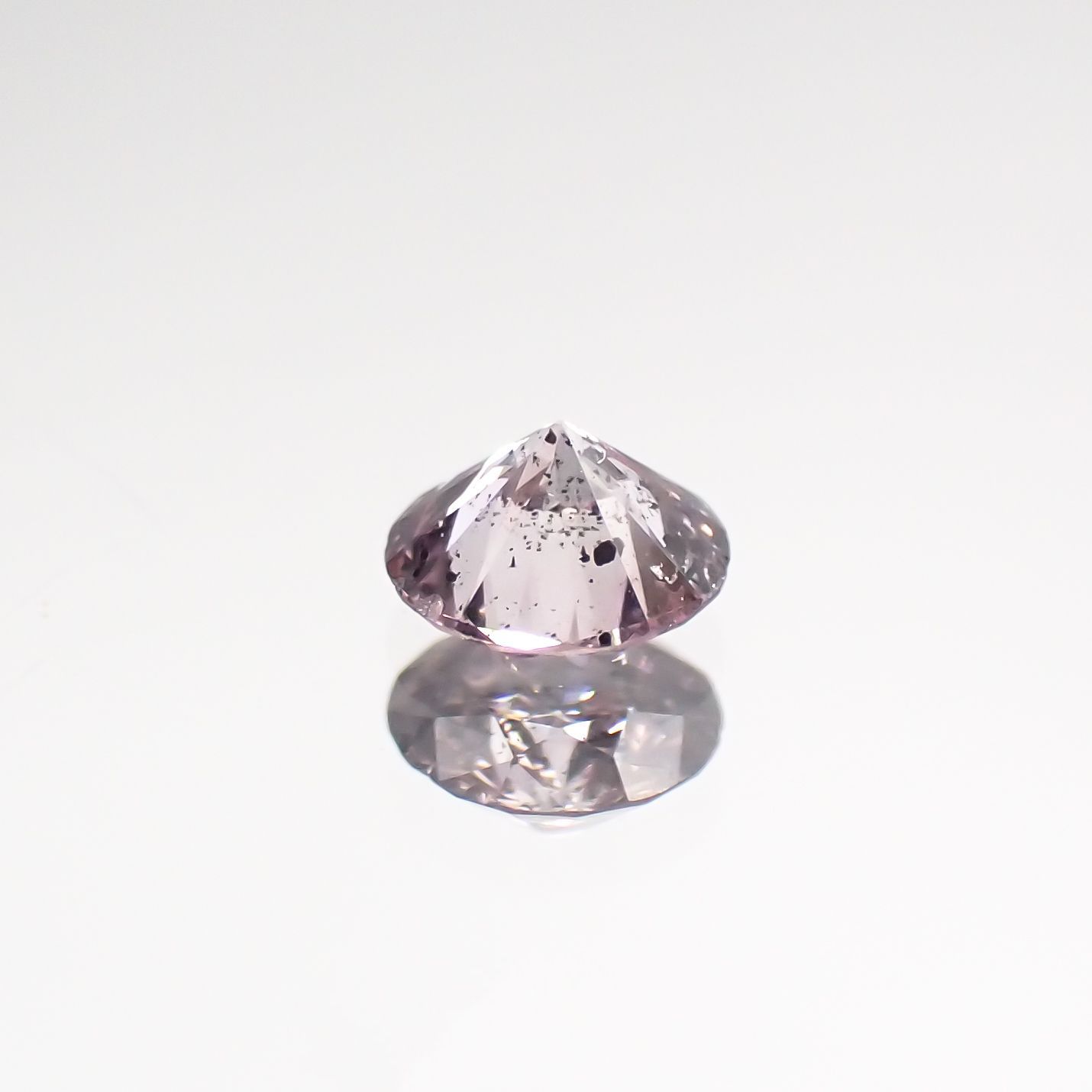 ピンクダイヤモンド(宝石名ダイヤモンド) I-2 / LIGHT BROWNISH PURPLISH PINK 0.095ct ソ付(CGL)[210711785]2.9×2.9mm前後