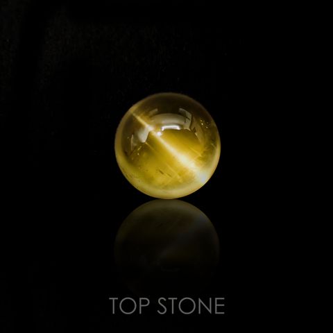 イエローベリルキャッツアイ(宝石名イエロー・ベリル キャッツアイ)ブラジル産 4.65ct 識別済[220917870]10.1x10mm前後