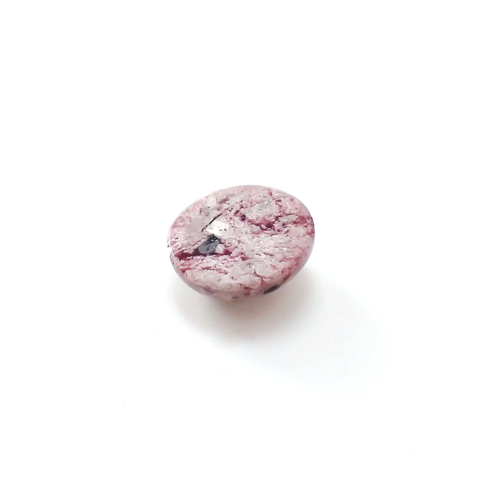 レッドベリル/ピンクベリル(母岩付き) アメリカ・ユタ州産 2.11ct [250730905]9.1x9.1mm前後