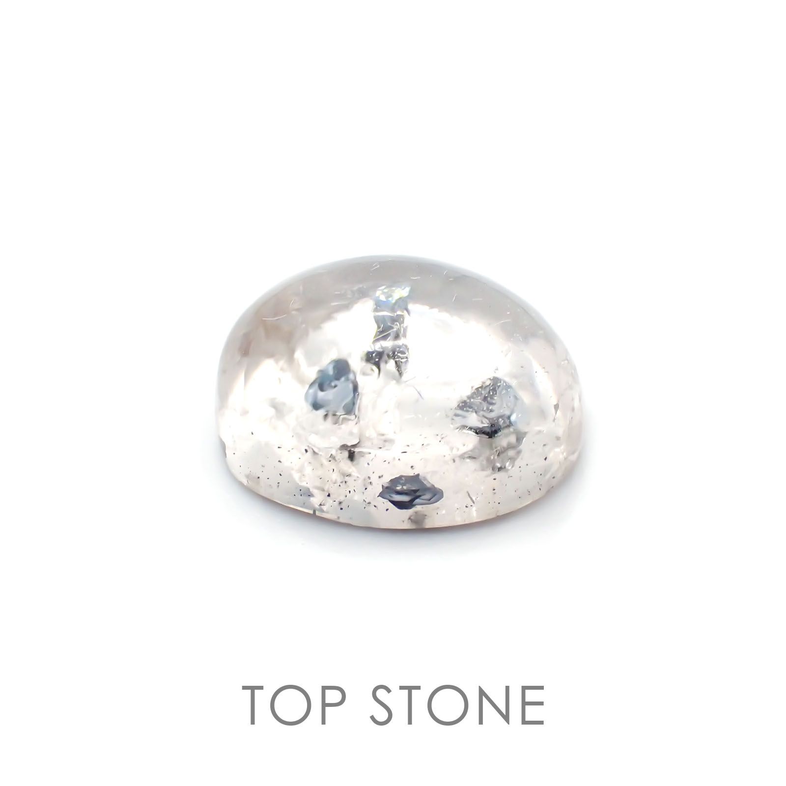 ヘマタイトインクォーツ 中国産 ルース 7.23ct[20117986]13.1×11.1mm前後