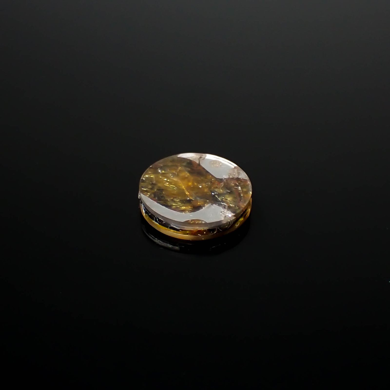 パラサイト隕石Sericho トリプレット 発見地:ケニア 3.87ct[240125716]12.1x12mm前後