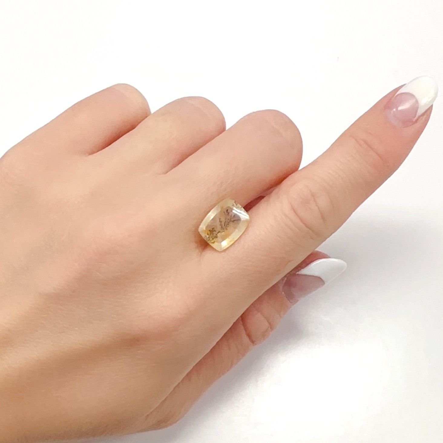 デンドリチッククォーツ ブラジル産 3.34ct[231224903]11.6x8.9mm前後
